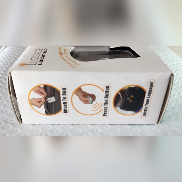 LUGGAGE LOCATOR UP TO 60' AWAY BEEPS & FLASHES NEW IN BOX. - Picture 4 of 7